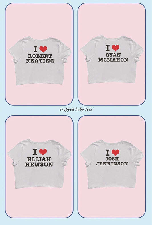 I Heart Inhaler Cropped Baby Tee