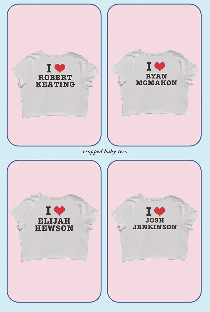 I Heart Inhaler Cropped Baby Tee