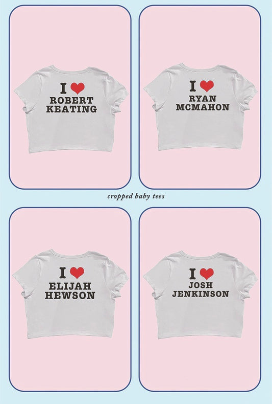 I Heart Inhaler Cropped Baby Tee