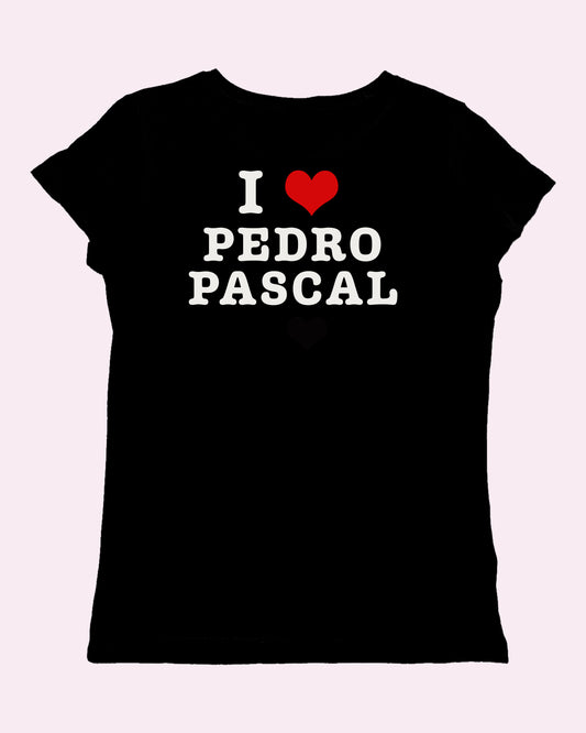 I Heart Pedro Pascal Fitted Baby Tee