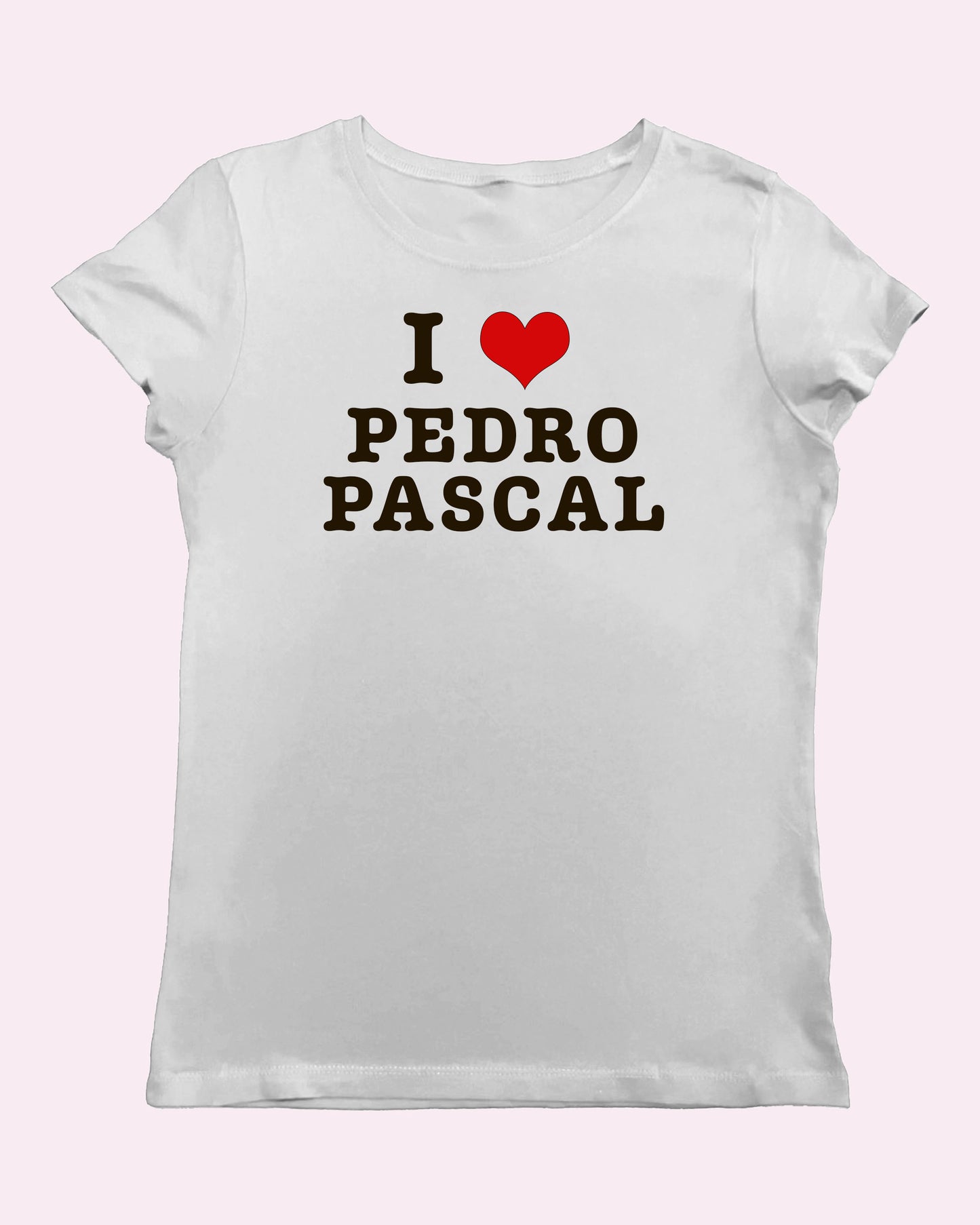 I Heart Pedro Pascal Fitted Baby Tee