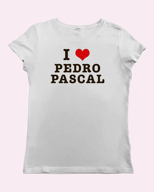 I Heart Pedro Pascal Fitted Baby Tee