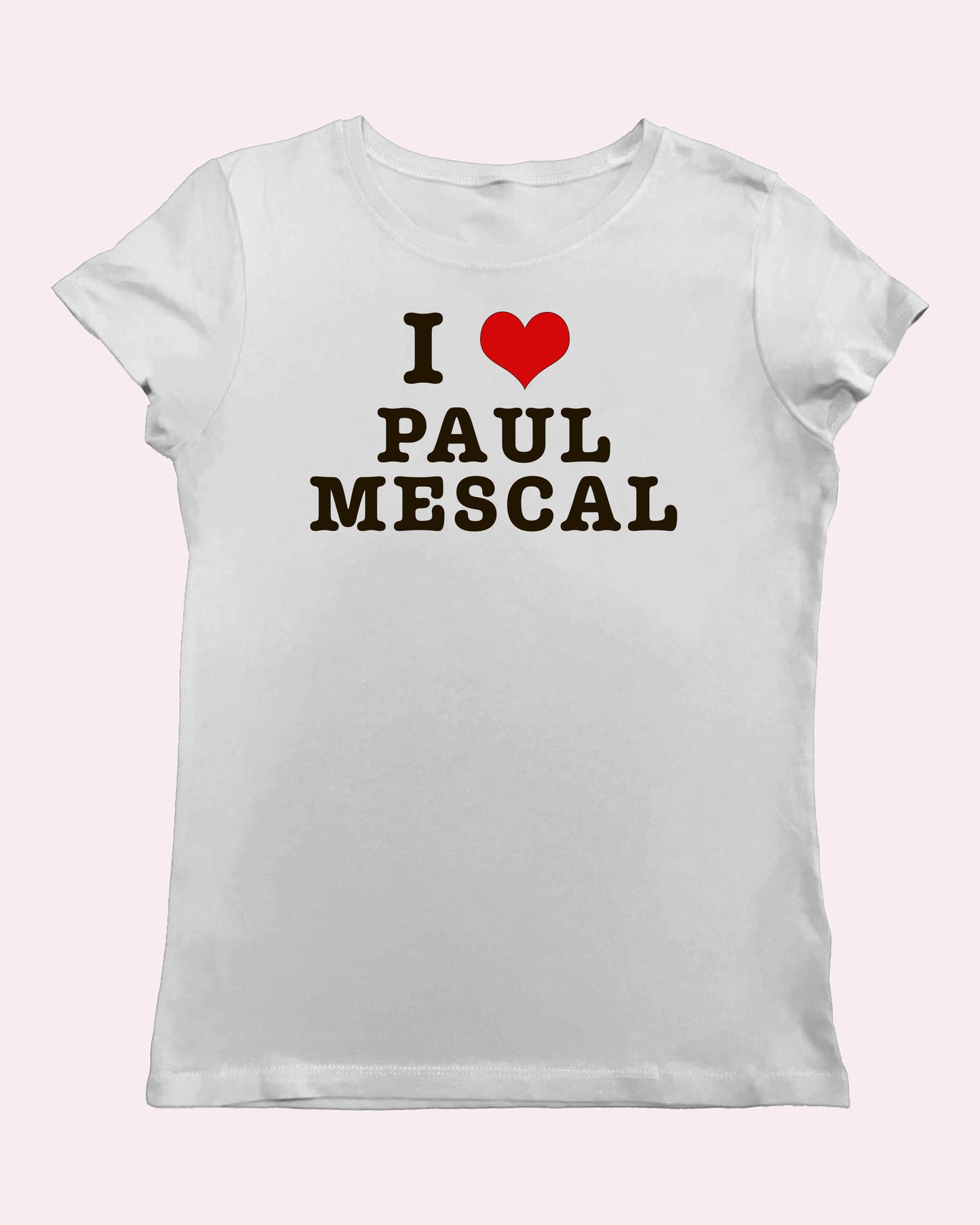 I Heart Paul Mescal Fitted Baby Tee