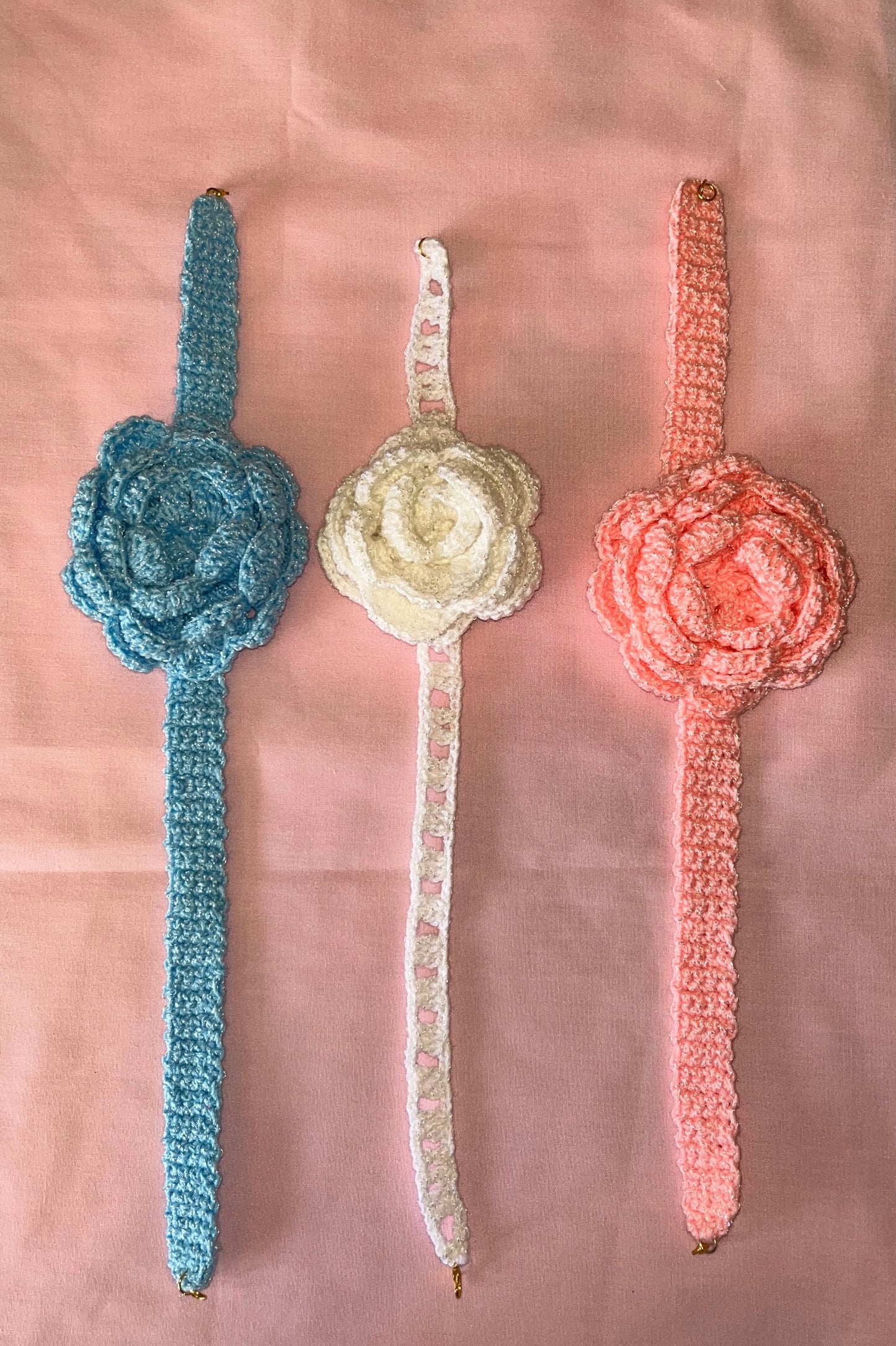 Crochet Flower Choker