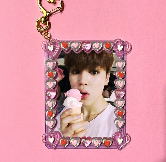 Strawberry Heartcakes Jimin Keychain