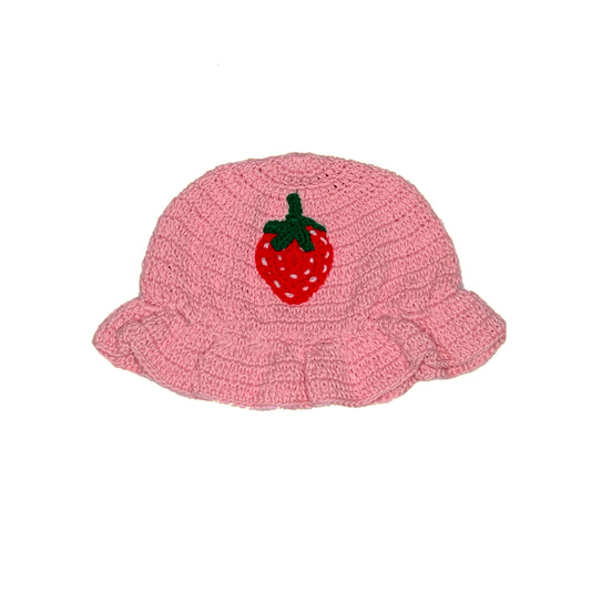 Pink Strawberry Hat